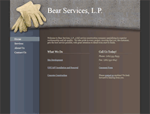 Tablet Screenshot of bearserviceslp.com